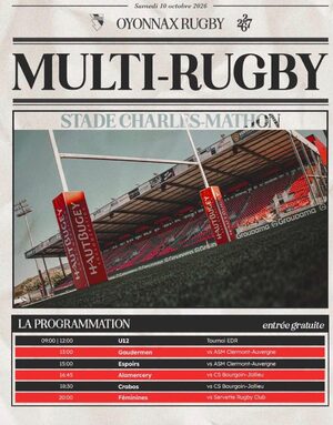 Ici, ici c’est Oyonnax !